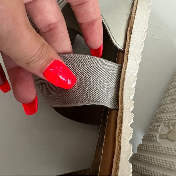 Sorel Silver Ella Sandals Size 8.5 - Picture 10 of 11